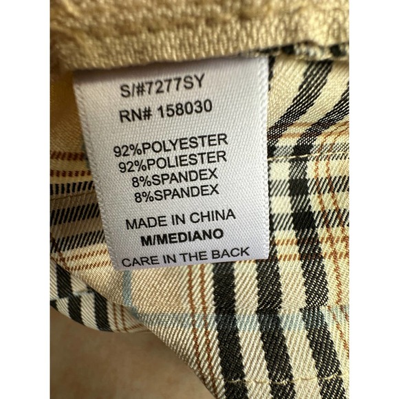 Love Tree Pleated paid skirt size M - Picture 6 of 7